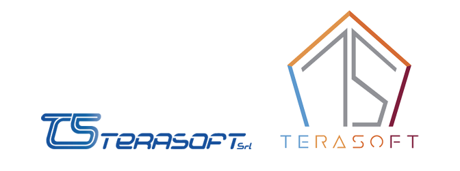 Il vecchio e il nuovo logo della Terasoft Il vecchio e il nuovo logo della Terasoft